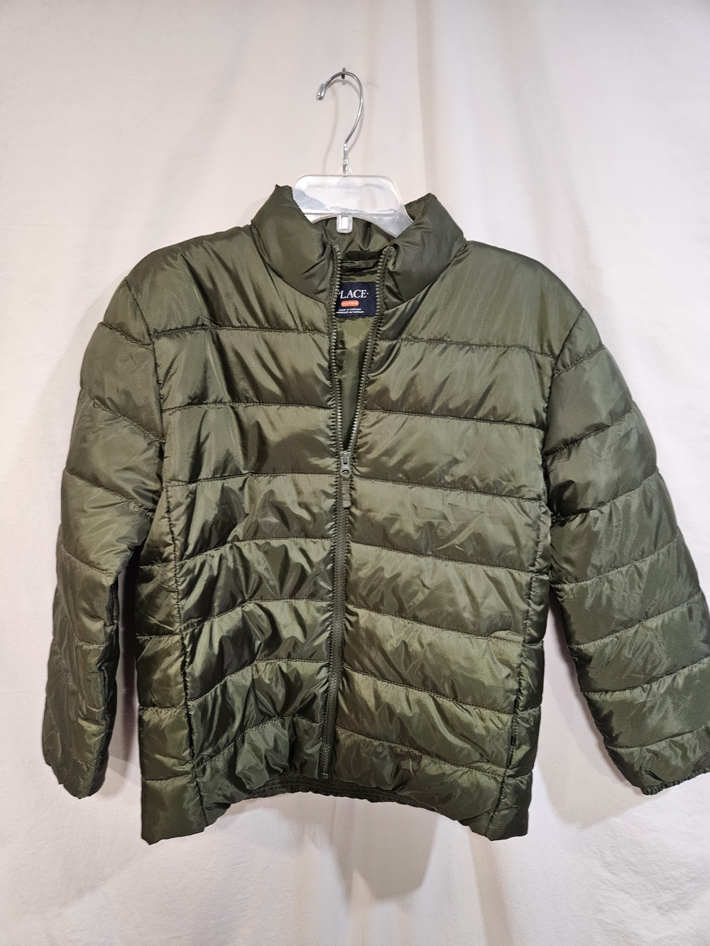 The Children's Place Olive Green Puffer Jacket